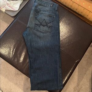 7 for all Mankind “A pocket” Men's Blue Bootcut Jeans size 34